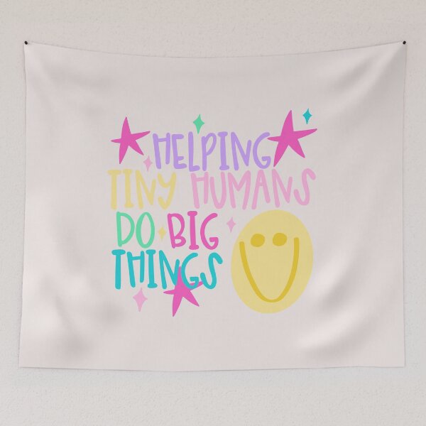 Item preview, Helping Tiny Humans Do Big Things Preschool Teacher Educator designed and sold by mari-kayden.