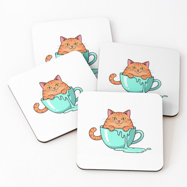 Item preview, Funny Liquid Cat Meme Flat Vector Illustration designed and sold by Bangcen.