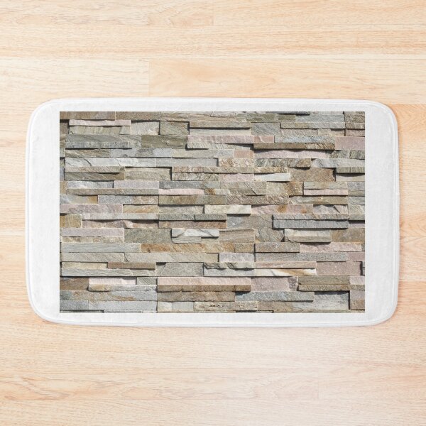 Item preview, Natural Earth Tone Stacked Stone Wall designed and sold by 27Tammy27.