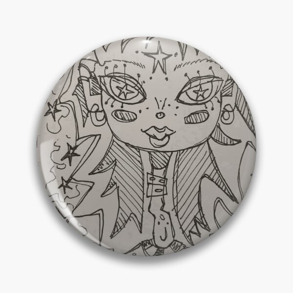 Item preview, Cosmic Star Girl Doodle designed and sold by CorbinHalvorsen.