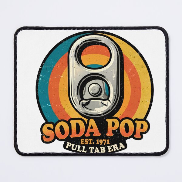Item preview, Retro 80s Soda Pull Tab Nostalgia Pop Art designed and sold by ShopAndFun.