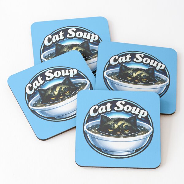 Item preview, Cat Soup (midnight) designed and sold by Cathedral of Curiosity.