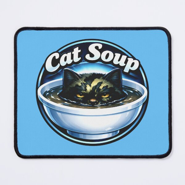 Item preview, Cat Soup (midnight) designed and sold by Cathedral of Curiosity.