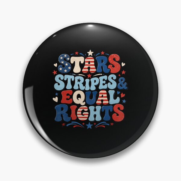 Item preview, Stars Stripes And Equal Rights Patriotic Independence Day Design designed and sold by Osstaramilua.