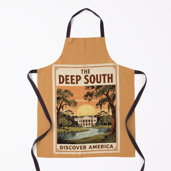 Item preview, American South Vintage Travel Advert designed and sold by Dimensionality.