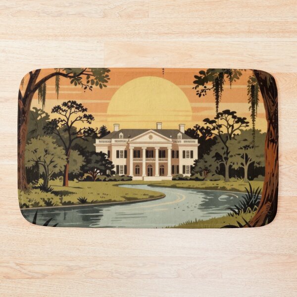 Item preview, American South Vintage Travel Advert designed and sold by Dimensionality.
