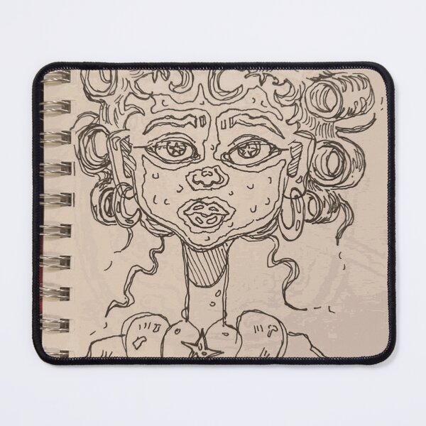 Item preview, Hair Roller Portrait Sketch designed and sold by CorbinHalvorsen.