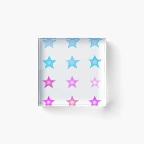 Item preview, Light blue and purple cute stars ☆ designed and sold by xSt4rdustxart.