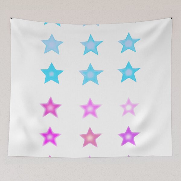 Item preview, Light blue and purple cute stars ☆ designed and sold by xSt4rdustxart.