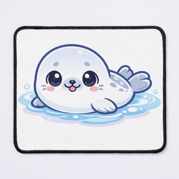 Item preview, Cute Kawaii Weddell Seal Minimalist Sticker Art designed and sold by ShopAndFun.