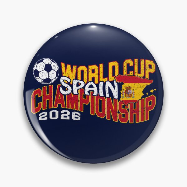 Item preview, Vintage World Soccer Football Champions 2026 Distressed Spain Map Flag Espana designed and sold by RockTheFeal.