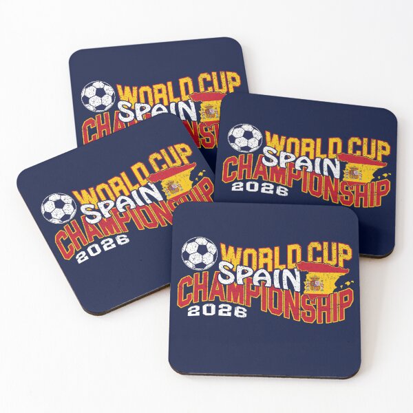 Item preview, Vintage World Soccer Football Champions 2026 Distressed Spain Map Flag Espana designed and sold by RockTheFeal.