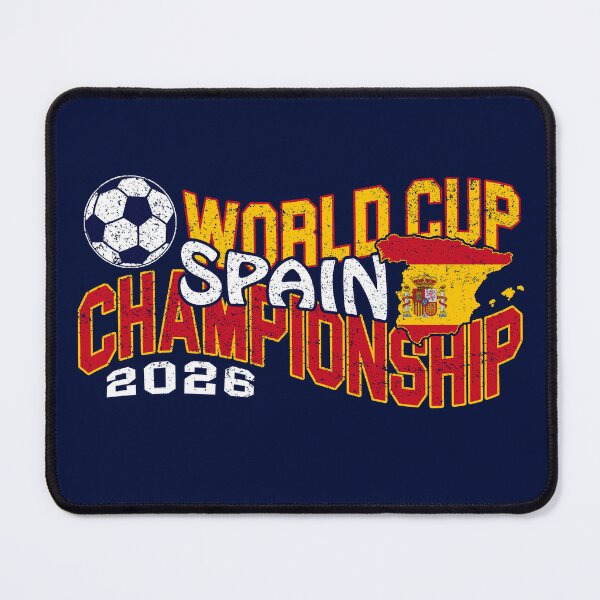 Item preview, Vintage World Soccer Football Champions 2026 Distressed Spain Map Flag Espana designed and sold by RockTheFeal.