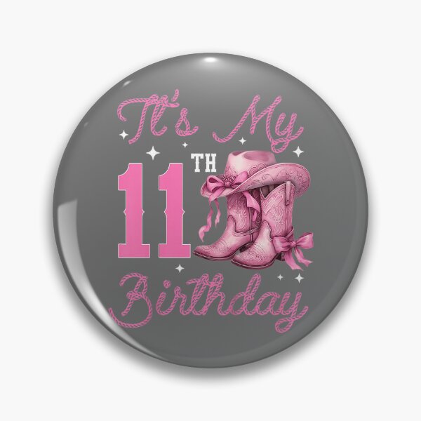 Item preview, 11 Year Old Bday Girl It’s My 11th Birthday Western Cowgirl designed and sold by KristineLi.