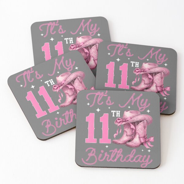 Item preview, 11 Year Old Bday Girl It’s My 11th Birthday Western Cowgirl designed and sold by KristineLi.