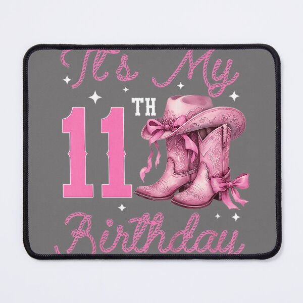 Item preview, 11 Year Old Bday Girl It’s My 11th Birthday Western Cowgirl designed and sold by KristineLi.