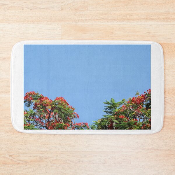 Item preview, Poinciana Flowers Against A Blue Sky designed and sold by 27Tammy27.
