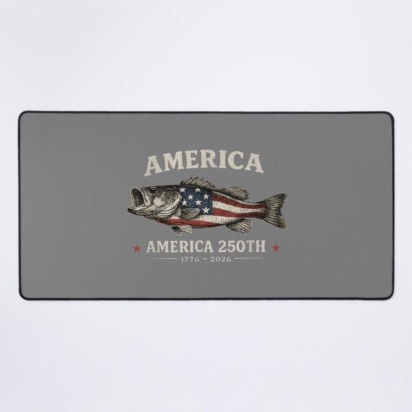 Item preview, 250 America Years 1776 2026 Fishing USA Flag 250th Birthday designed and sold by KristineLi.