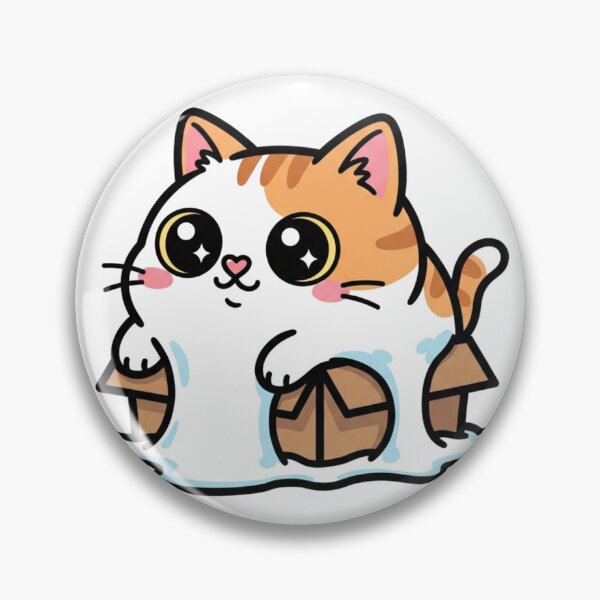 Item preview, Kawaii Liquid Cat Meme Funny Sticker designed and sold by Bangcen.