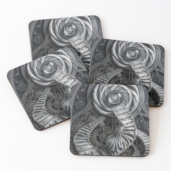 Item preview, Steampunk Time Spiral Monochrome designed and sold by Ideniquo.
