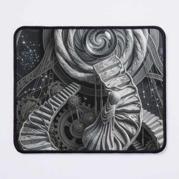 Item preview, Steampunk Time Spiral Monochrome designed and sold by Ideniquo.