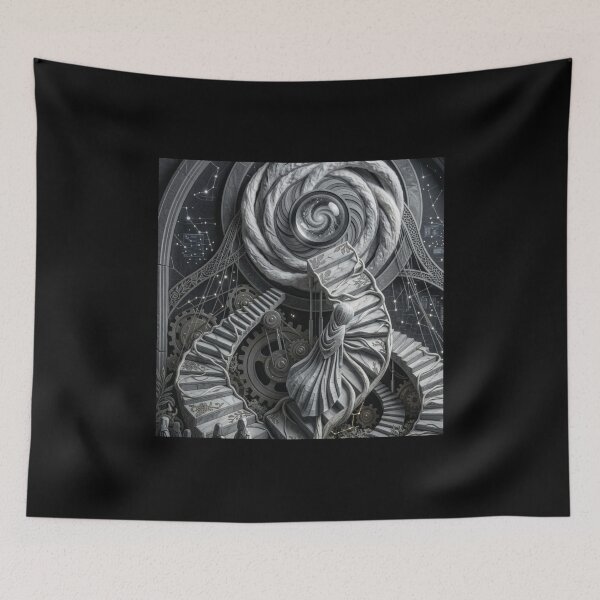Item preview, Steampunk Time Spiral Monochrome designed and sold by Ideniquo.