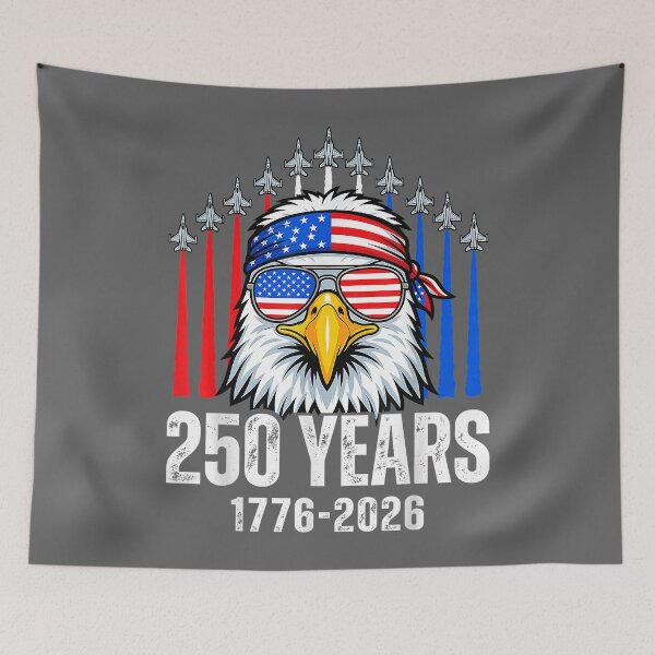 Item preview, 250 Anniversary USA Patriotic Eagle 250th 4th of July 2026 designed and sold by KristineLi.
