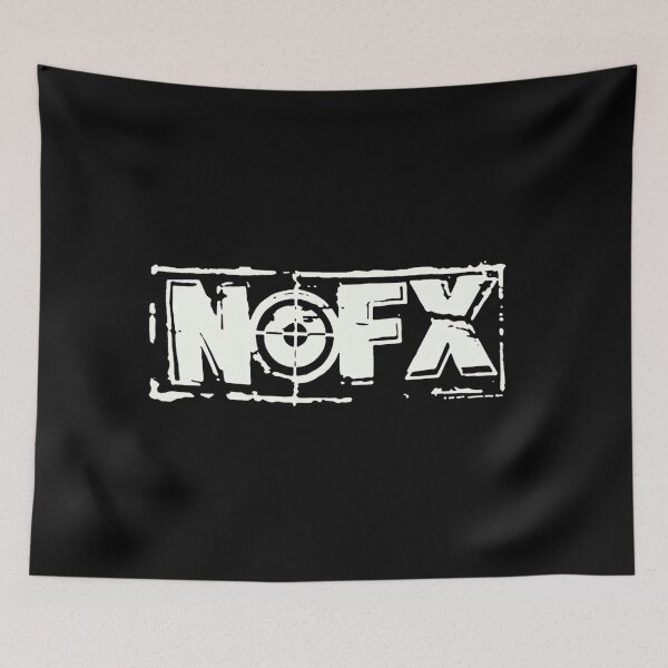 Item preview, nofx white logo designed and sold by arvind992.