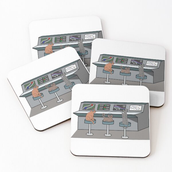 Item preview, Motorsport Pitwall Cats designed and sold by Mella West.