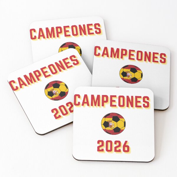 Item preview, Campeones 2026 Spain Soccer Champions Minimalist Celebration Design designed and sold by FinalScoreClub.