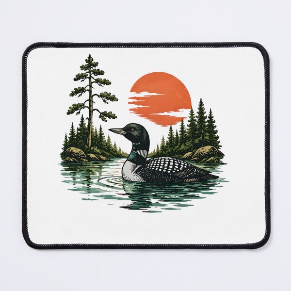 Item preview, Vintage Loon Lake Nature designed and sold by calavonaOOP.