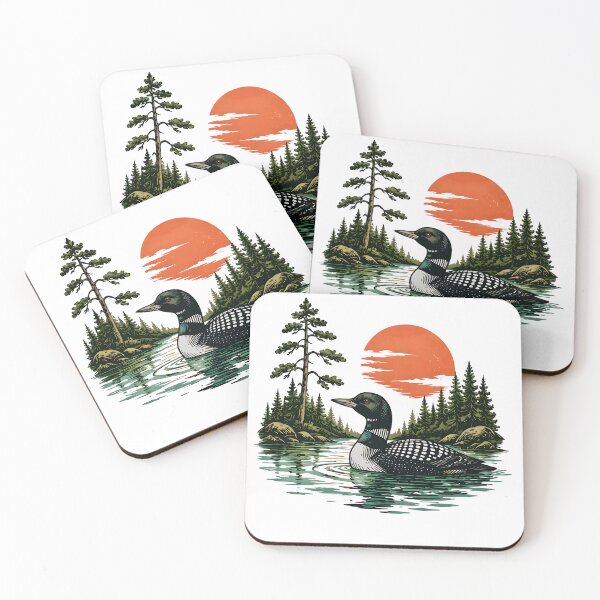 Item preview, Vintage Loon Lake Nature designed and sold by calavonaOOP.