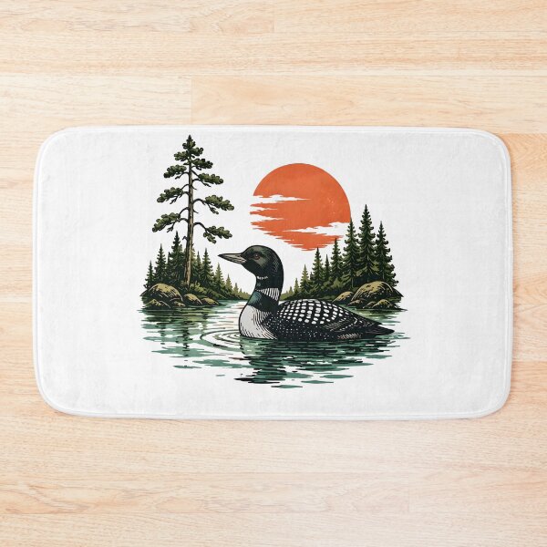 Item preview, Vintage Loon Lake Nature designed and sold by calavonaOOP.