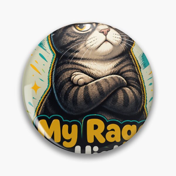Item preview, My Rage Is Highly Specific Grumpy Cat Funny Sarcastic Meme designed and sold by Retro Rascals Co..