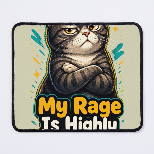 Item preview, My Rage Is Highly Specific Grumpy Cat Funny Sarcastic Meme designed and sold by Retro Rascals Co..