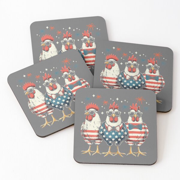 Item preview, 4th Of July Chickens Stars Stripes Farmer Women Men Kid designed and sold by KristineLi.