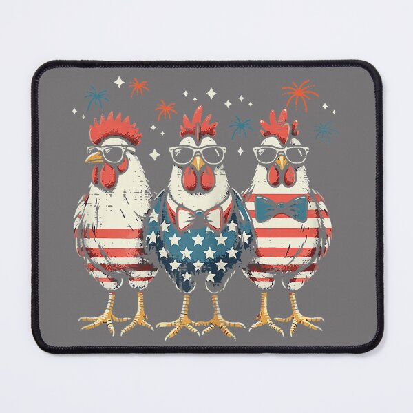Item preview, 4th Of July Chickens Stars Stripes Farmer Women Men Kid designed and sold by KristineLi.