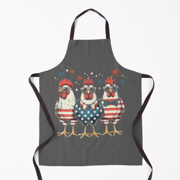 Item preview, 4th Of July Chickens Stars Stripes Farmer Women Men Kid designed and sold by KristineLi.