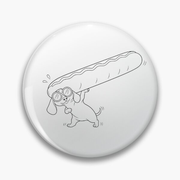 Item preview, Hot dog dachshund designed and sold by Nitta Studio.