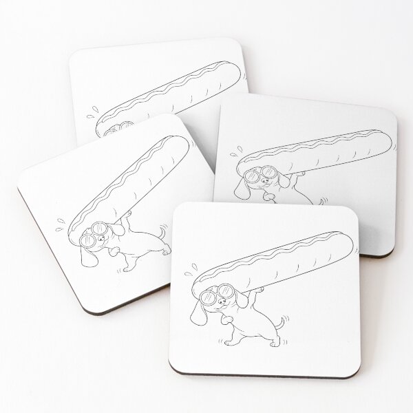 Item preview, Hot dog dachshund designed and sold by Nitta Studio.