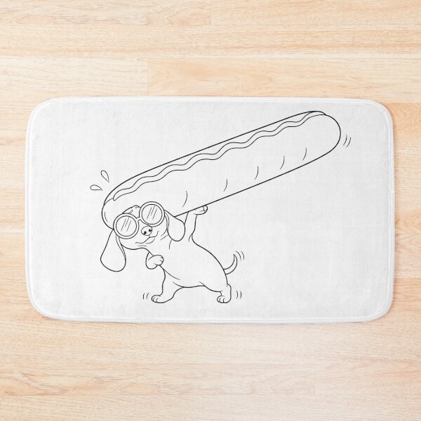 Item preview, Hot dog dachshund designed and sold by Nitta Studio.