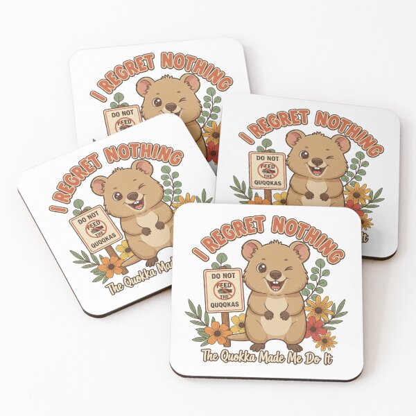 Item preview, I Regret Nothing The Quokka Made Me Do It Funny Quokka Animal Design designed and sold by GiftedExplorer.