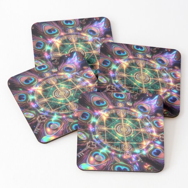 Item preview, Cyber neon codex: Sigil of abundance and protection. designed and sold by RavenCrow444.