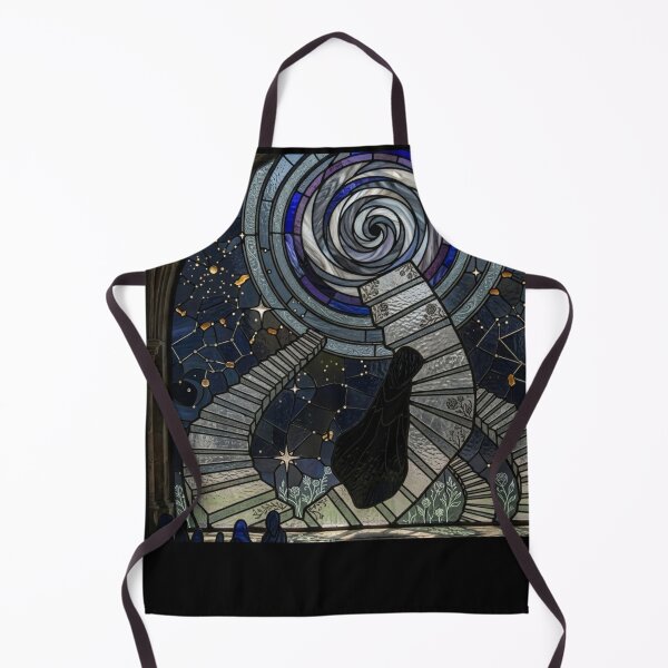 Item preview, Nocturnal Blue Stained Glass Window designed and sold by Ideniquo.