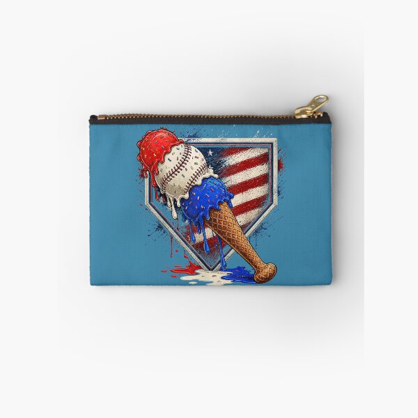Item preview, Distressed Baseball Boys Ice Cream Drip 4th of July Kids designed and sold by melodycook.