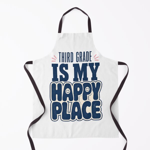 Item preview, Retro Third Grade Is My Happy Place Minimalist Teacher T-Shirt designed and sold by FestivityFinds.