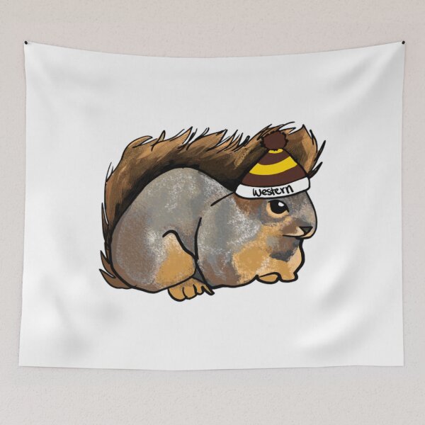 Item preview, Funny Squirrel in a Western Michigan University Hat Albums Women designed and sold by OctaviaDoyle.