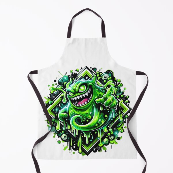 Item preview, Edgy Green Slime Creature Vector Art designed and sold by Nadiename.