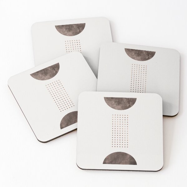 Item preview, Earthy Minimalist Abstract Boho Shapes designed and sold by arteresting-art.