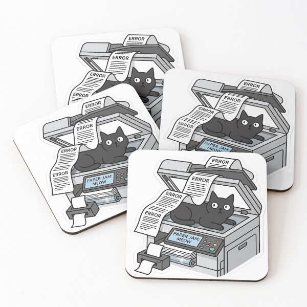 Item preview, Black Cat Paper Jam designed and sold by HlTMAKER.